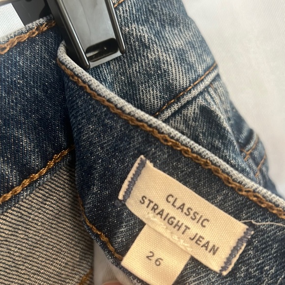 Madewell Classic Straight Ankle Jean in Medium Wash Size 26 - Picture 4 of 4